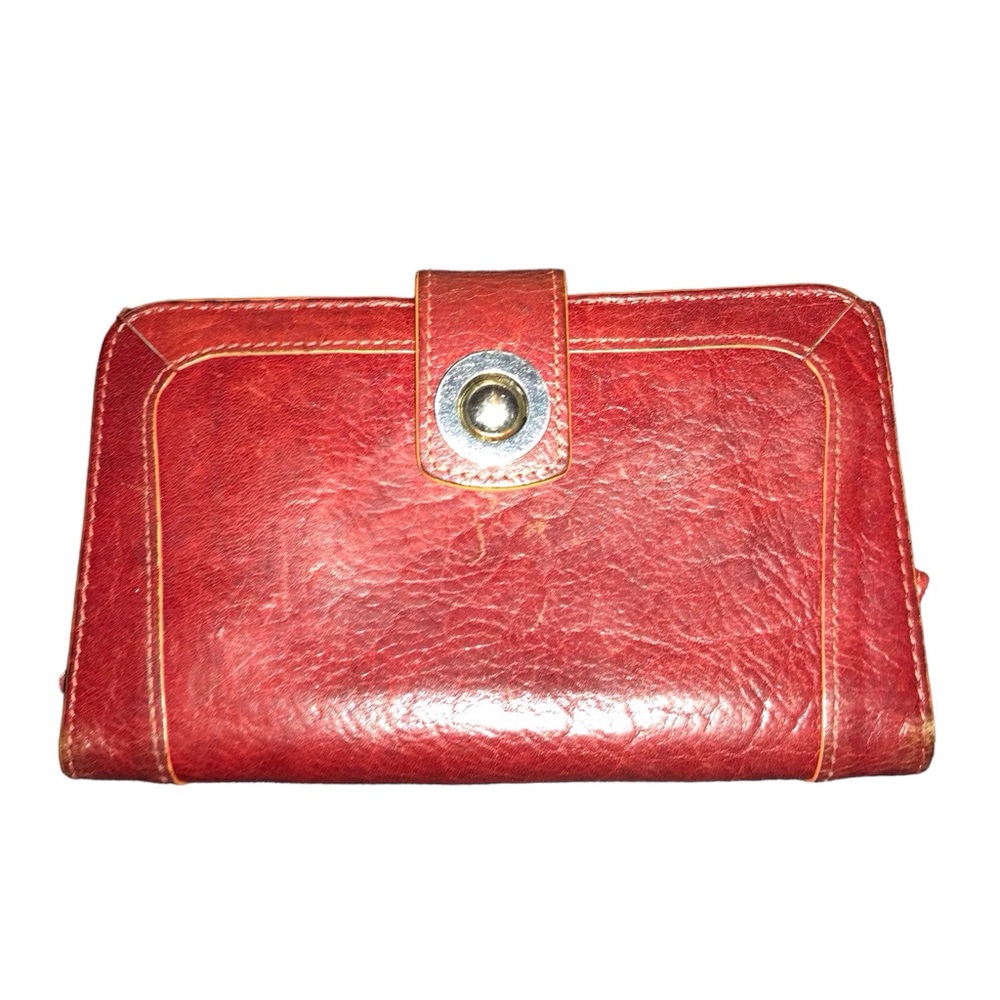 Vintage Wilson Leather Red Wallet